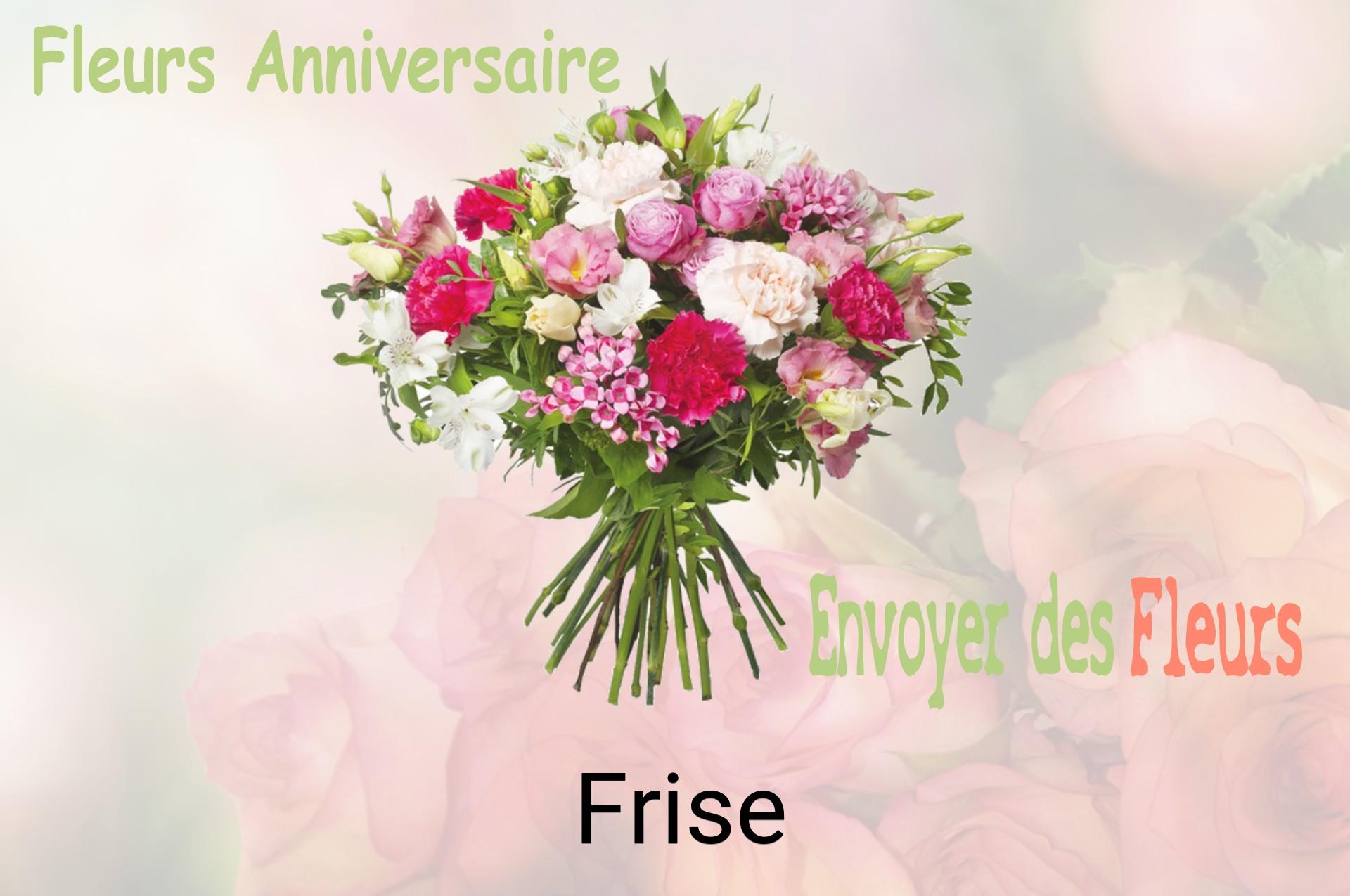 Bouquet de fleurs d’anniversaire livré à Frise